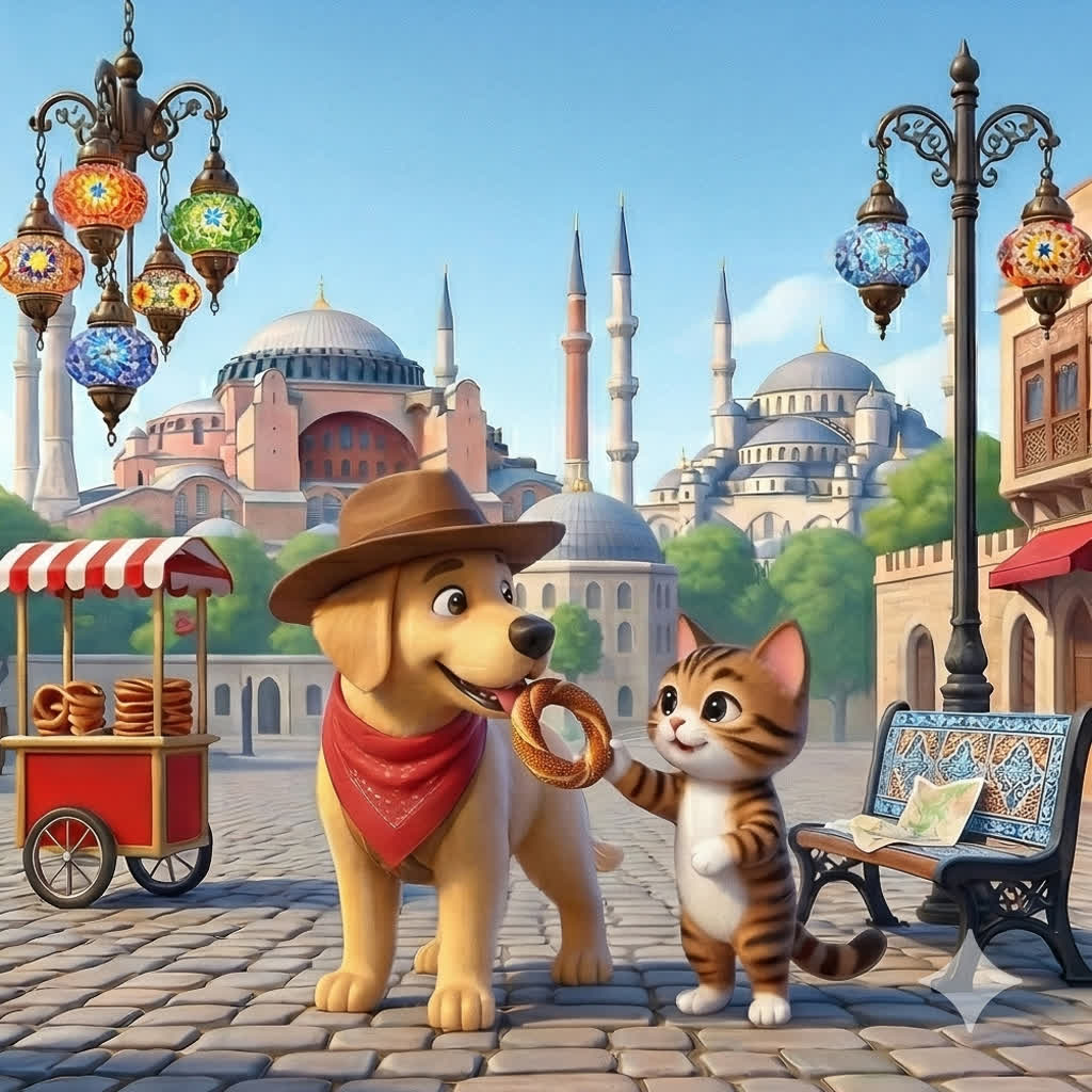 Istanbul mosques and bazaar