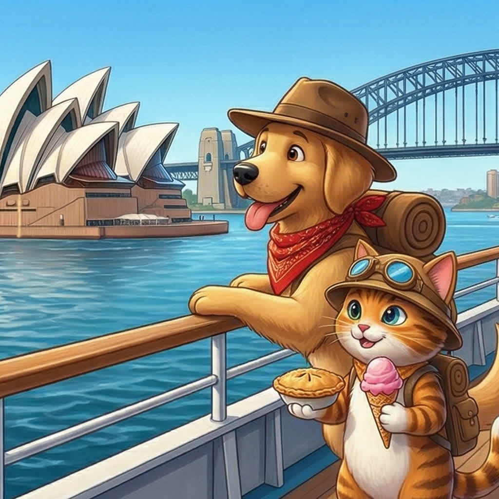 Sydney harbour cafe